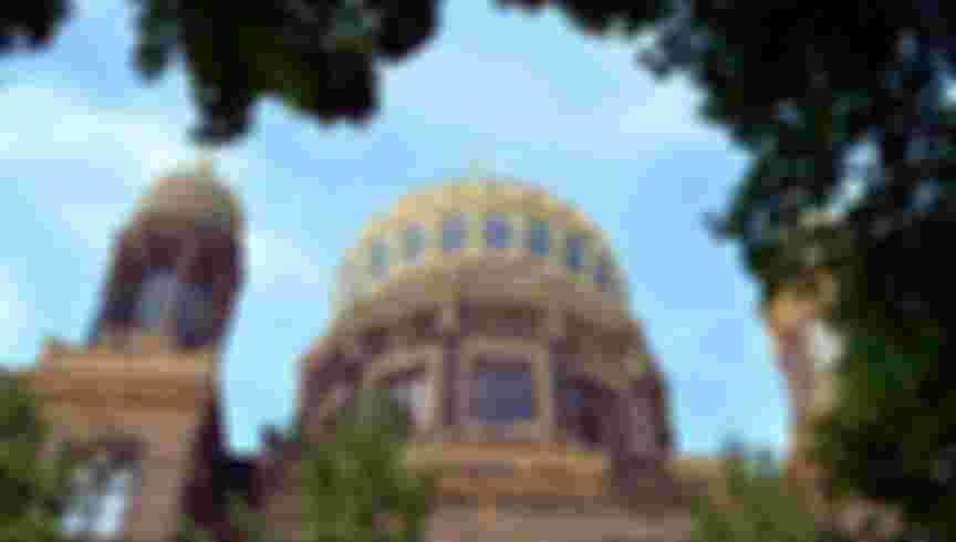 Berlin synagoge. Credit: Maraike Hofer / Alamy Stock Photo