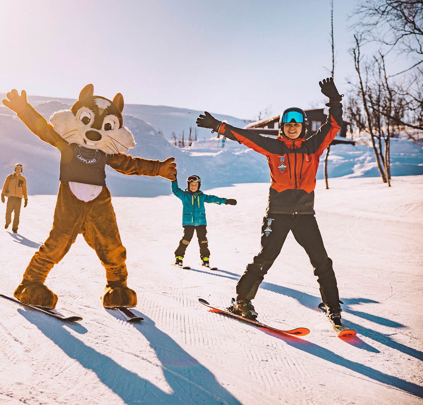 Barnens skidskola i Björkliden