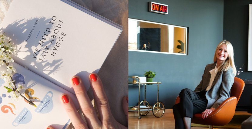 Hyggebok och Cecilia Flodin, Head of Marketing Hotel Operations på Nordic Choice Hotels.  