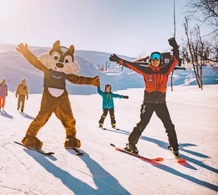 Barnens skidskola i Björkliden