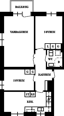 PlanlösningTuvgränd 7 C