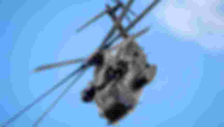 German Army Sikorsky CH-53 Stallion transport helicopter performing at the Tag der Bundeswehr. Credit: VDWI Aviation / Alamy Stock Photo