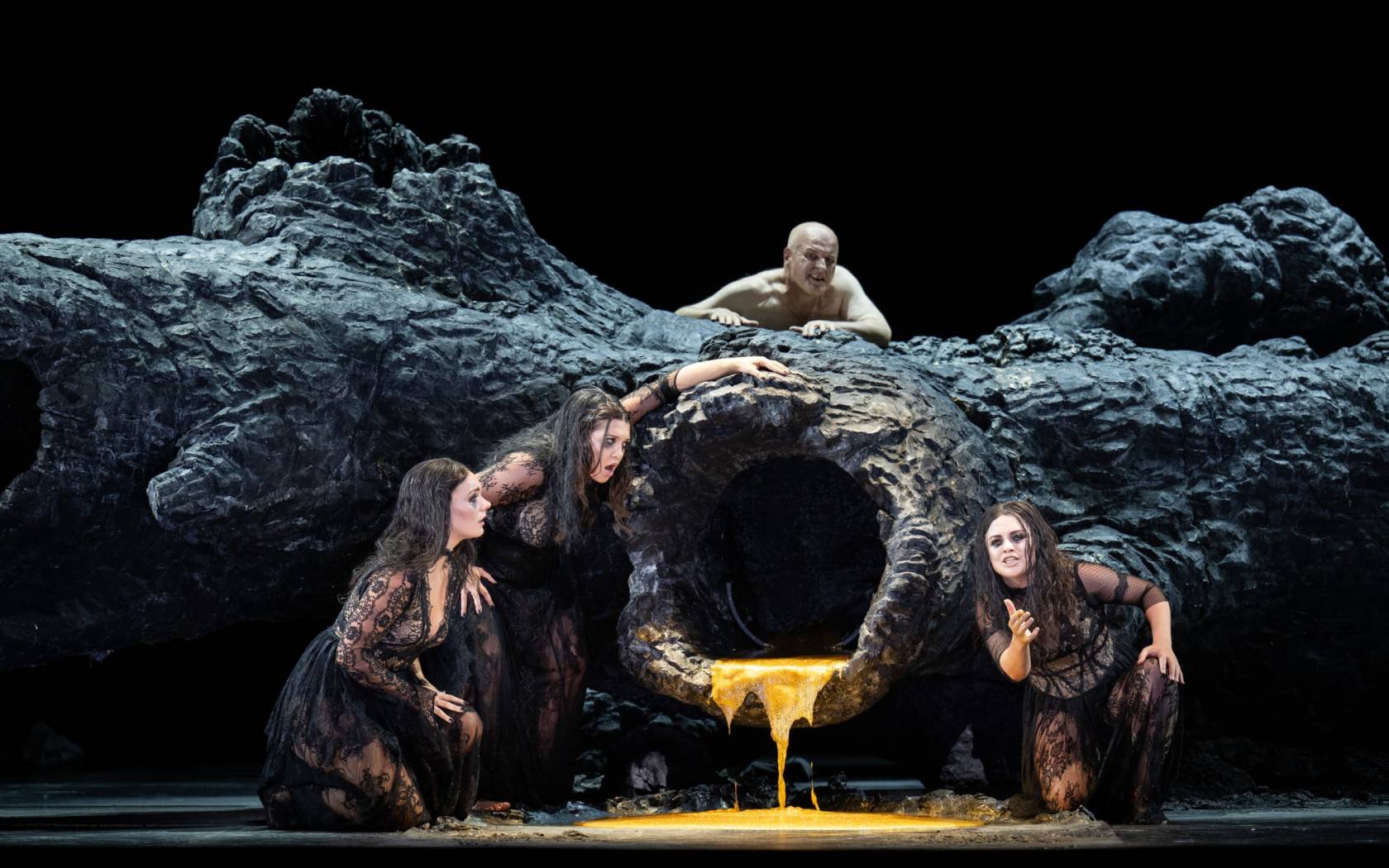 Opera House – in pictures Das Rheingold directed by Barrie Kosky for the Royal Opera. Photograph: Monika Rittershaus/Royal Opera House