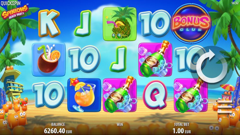 Spinions Beach Party Slots in Canada