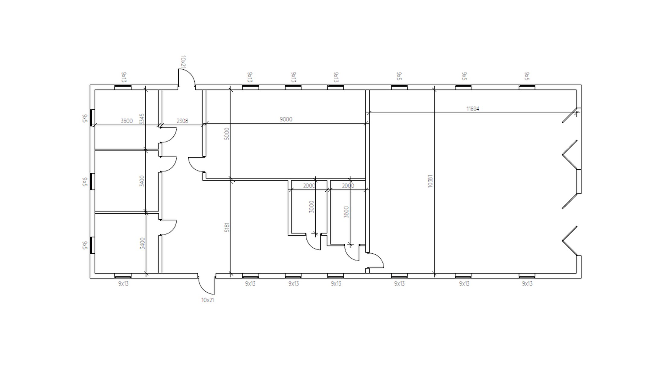 Kombinerad maskinhall
