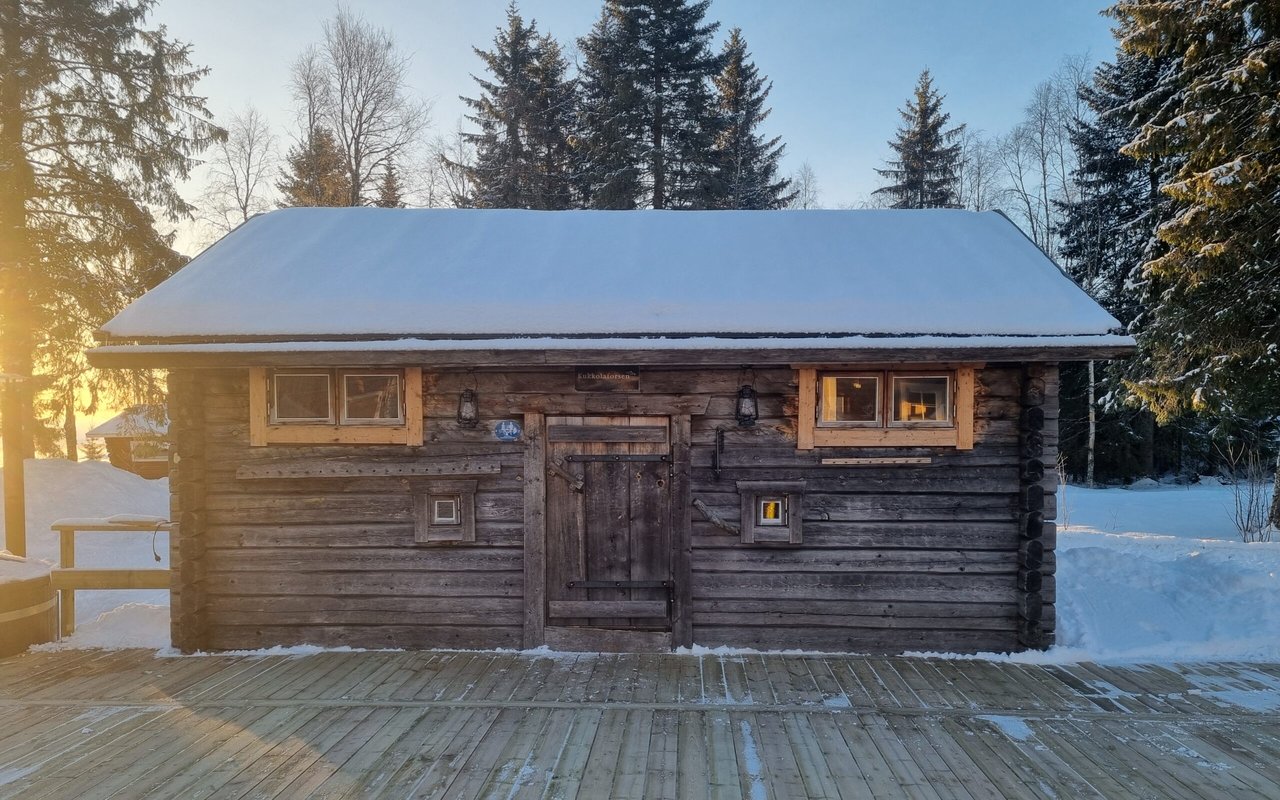Sveriges största Rök bastu i Kukkolaforsen