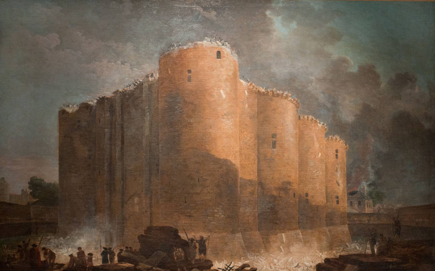 The Bastille in the days of the Revolution.