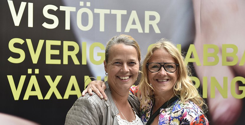 Jenny Engström, presschef STF, och Maria Ros Jernberg, vice generalsekreterare STF. 