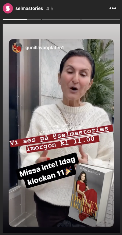 Gunilla Von Platen tar över SelmaStories Instagram