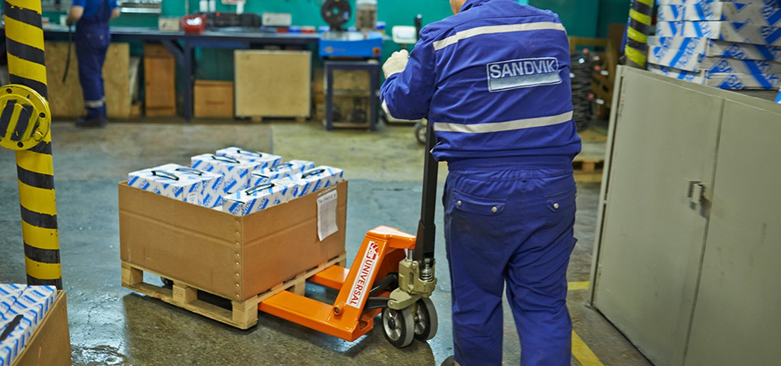 All spare parts reach Norilsk by sea or by air, which is why Sandvik must pay close attention to weather conditions while shipping.