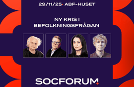 SocForum: Ny kris i befolkningsfrågan 