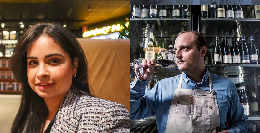 Bahar S Deogun och Niklas Waclaw. Foto: Pressbild