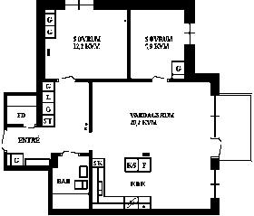 PlanlösningTvistevägen 4