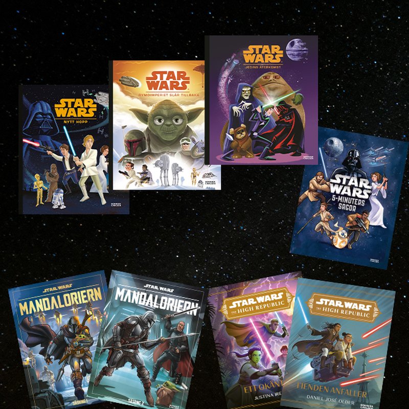 Star Wars-äventyr för alla åldrar: Här är några boktips på svenska
