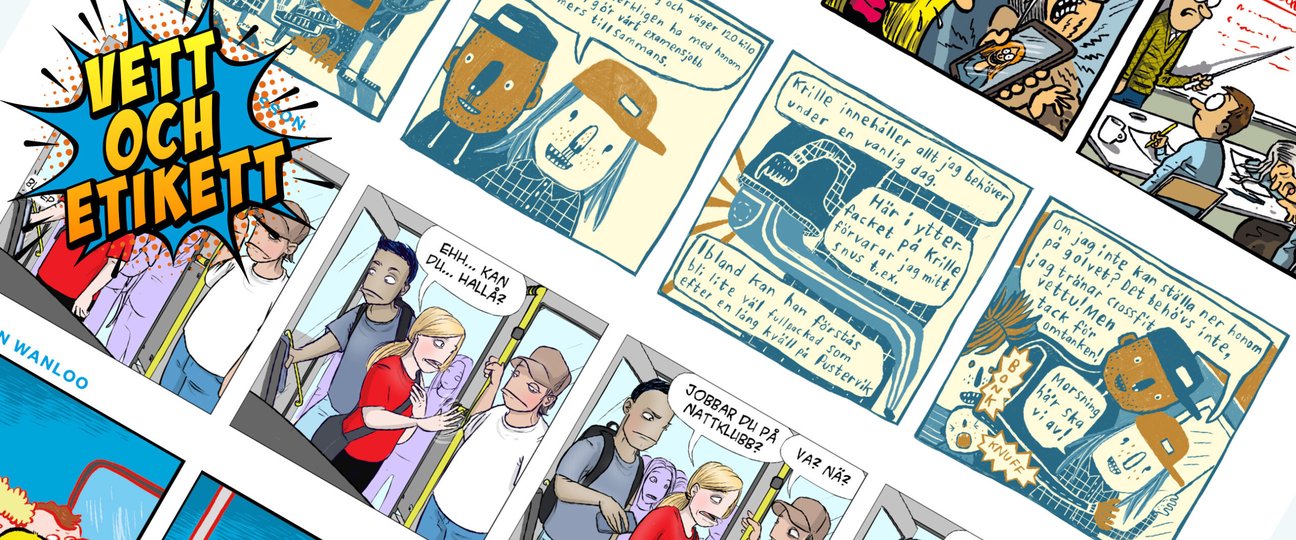 Vett & Etikett - kampanj för Västtrafik