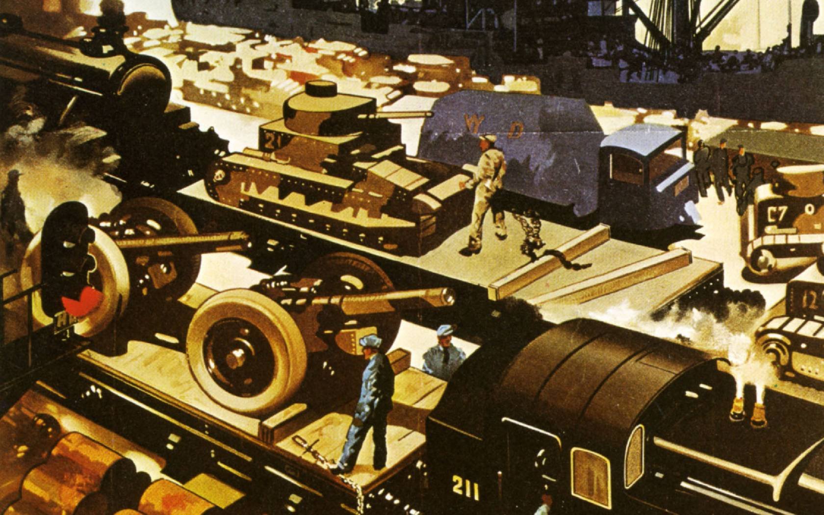 Second World War poster.