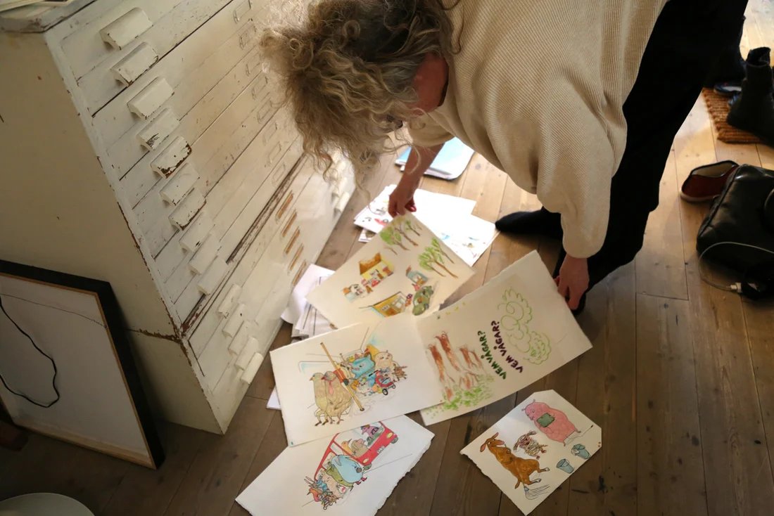 Stina Wirsén: ”Jag behöver rita några timmar om dagen för att må bra”