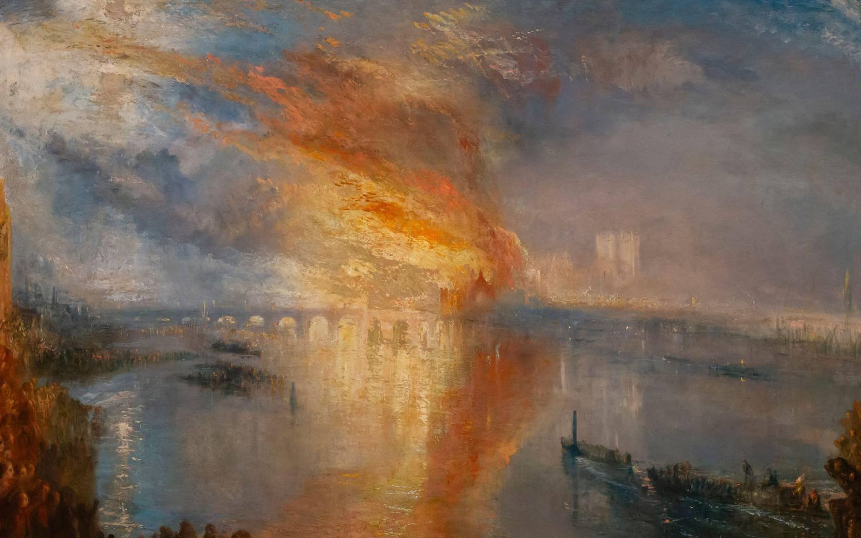 The Burning of the House of Lords and Commons, by JMW Turner.