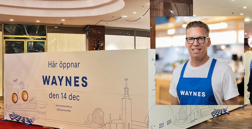 Magnus Hammarling, drift- och försäljningschef på Waynes Coffee. 