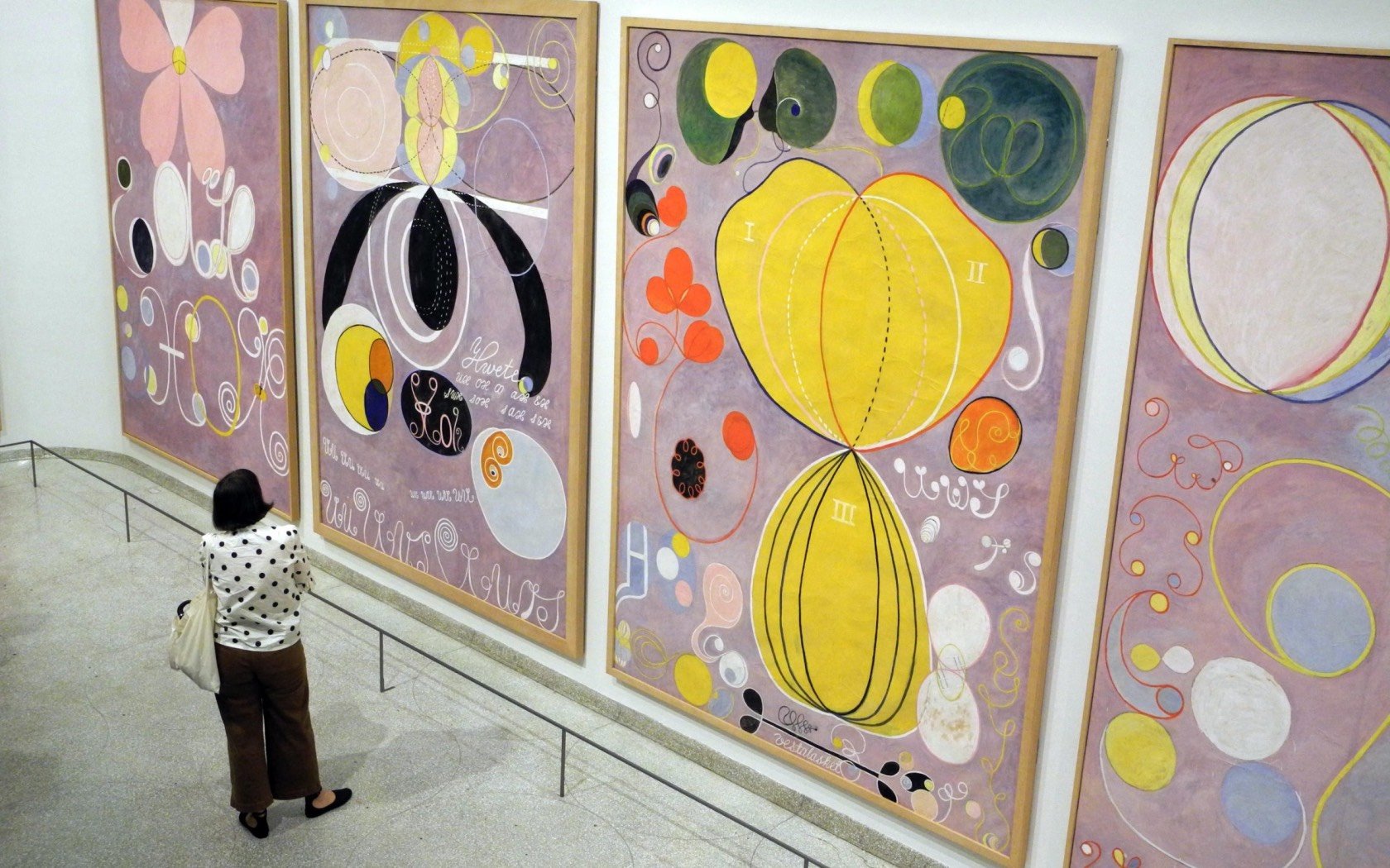 Hilma af Klint’s 'The Ten Largest' series. Credit: dpa picture alliance