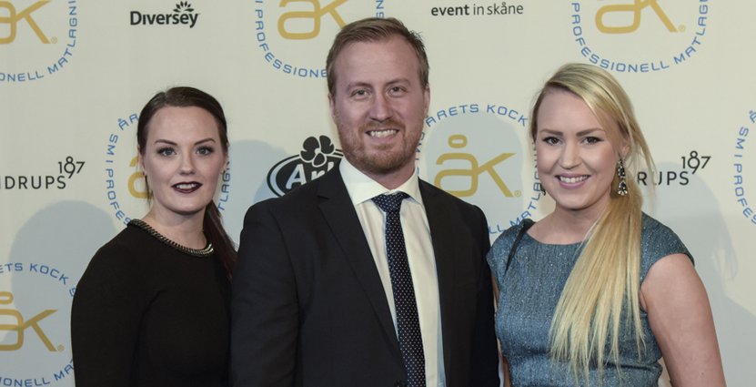 Visita mellerstas regionkommunikatör Clara Nilsson, Jonas Gustafsson och Sara Nordström, regionkommunikatör för Visita Stockholm. 