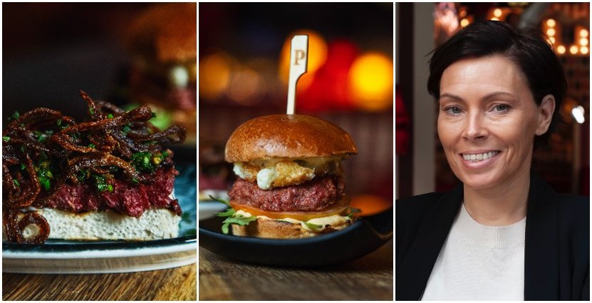Pinchos 3D-kött: Flankstek och hamburgare. Viveca Järhult, marknadschef på Pinchos.