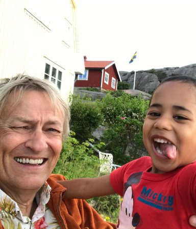 Konstnären Lars Lerin skrev sin första barnbok om sonen Rafael