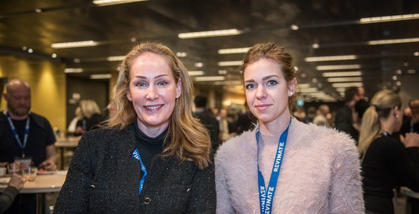 Tina Kalpa och Ida Engström, Best Western Plus Time Hotel, bokade in sig på workshops i seminarieappen i sista stund. 