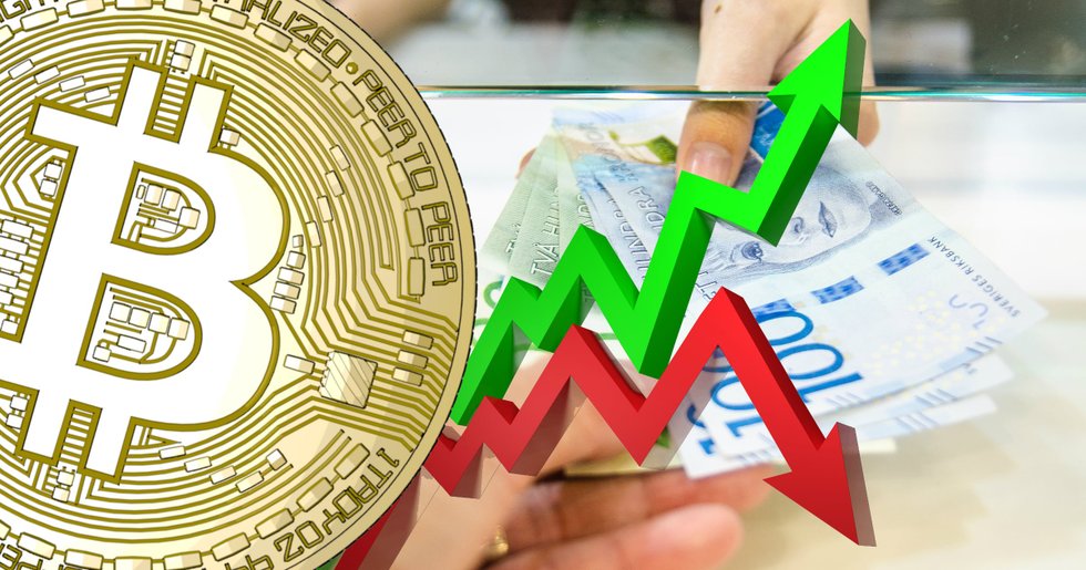 Svagaste kronan sedan 2002 – samtidigt har bitcoin ökat 170 procent bara i år.