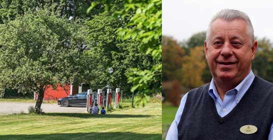 Laddstolparna har laddat Toftaholm Herrgård