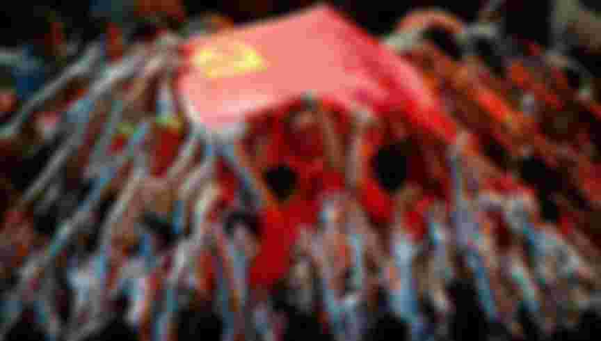 BEIJING, CHINA - JUNE 28: Dancers perform during a gala show to celebrate the 90th anniversary of the founding of the Communist Party of China (CPC) in the Great Hall of the People on June 28, 2011 in Beijing, China. This year's celebrations will mark the 90th anniversary of the founding of the CPC.