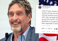 John McAfee allegedly arrested – threatens to leak secret documents