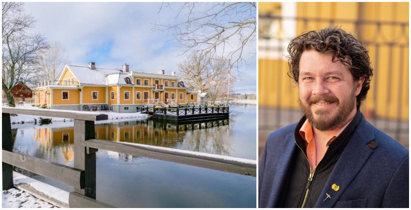 Fredrik Åström är vd för Svenska kulturpärlor där Dufweholms Herrgård ingår.  