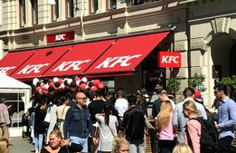 Kedjan KFC växer i Sverige