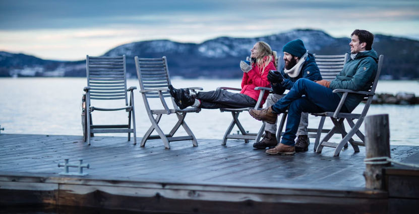 Målgruppen är främst aktiva naturälskare, en av de tre kategorier som Visit Sweden listar i sin målgruppsguide för besöksnäringen. Foto: Höga Kusten 