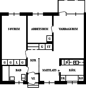 PlanlösningAxtorpsvägen 38 B