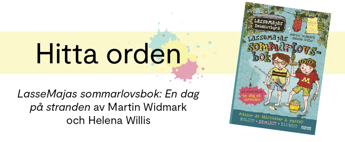 Bokiños pyssel: LasseMajas sommarpyssel