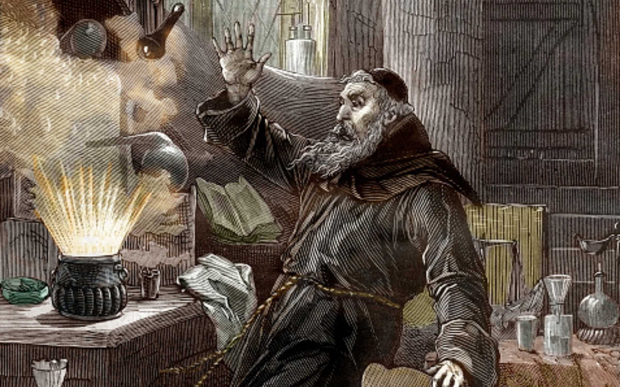 The legendary German alchemist Berthold Schwarz invents gunpowder