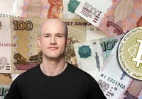Coinbases vd: Vanliga ryssar använder bitcoin som livlina när rubeln kollapsar