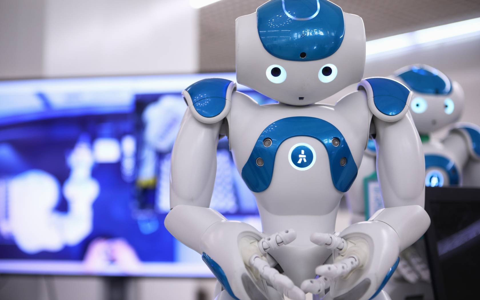 Image: Programmable humanoid robot NAQ. Credit: Lilyana Vynogradova / Alamy Stock Phot