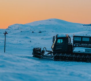 Bandvagn Björkliden till Låktatjåkko