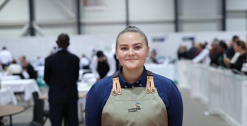 Prisade Evelina Fäldt arbetar på Mat & Destillat i Lund 