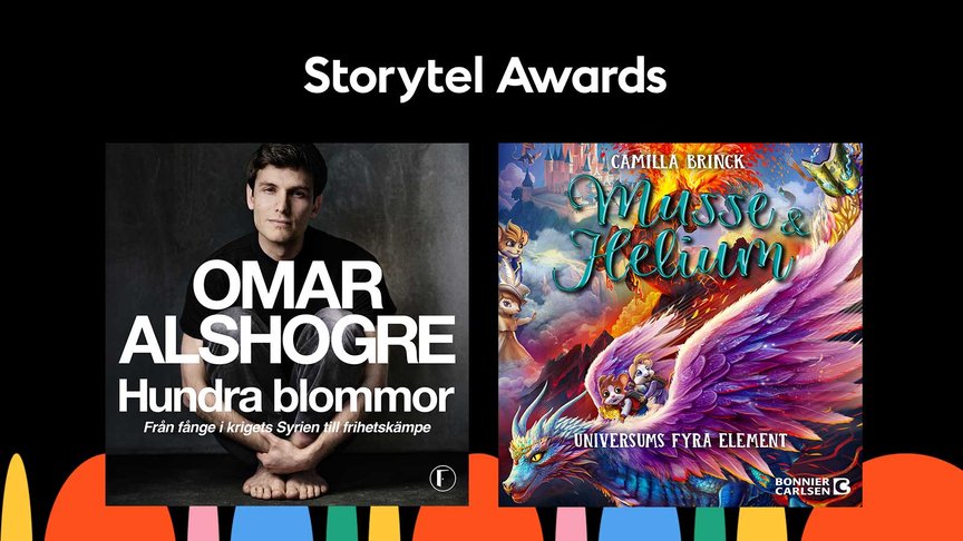 Storytel Awards 2026 – Stora ljudbokspriset – de är vinnare