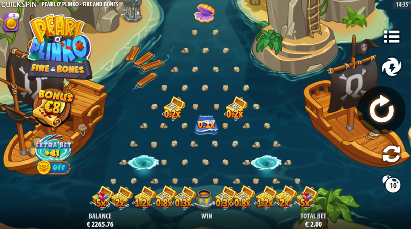 Pearl o' Plinko - Fire & Bones — screenshot 3