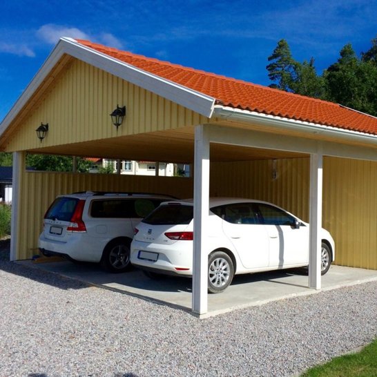 Double wide carport