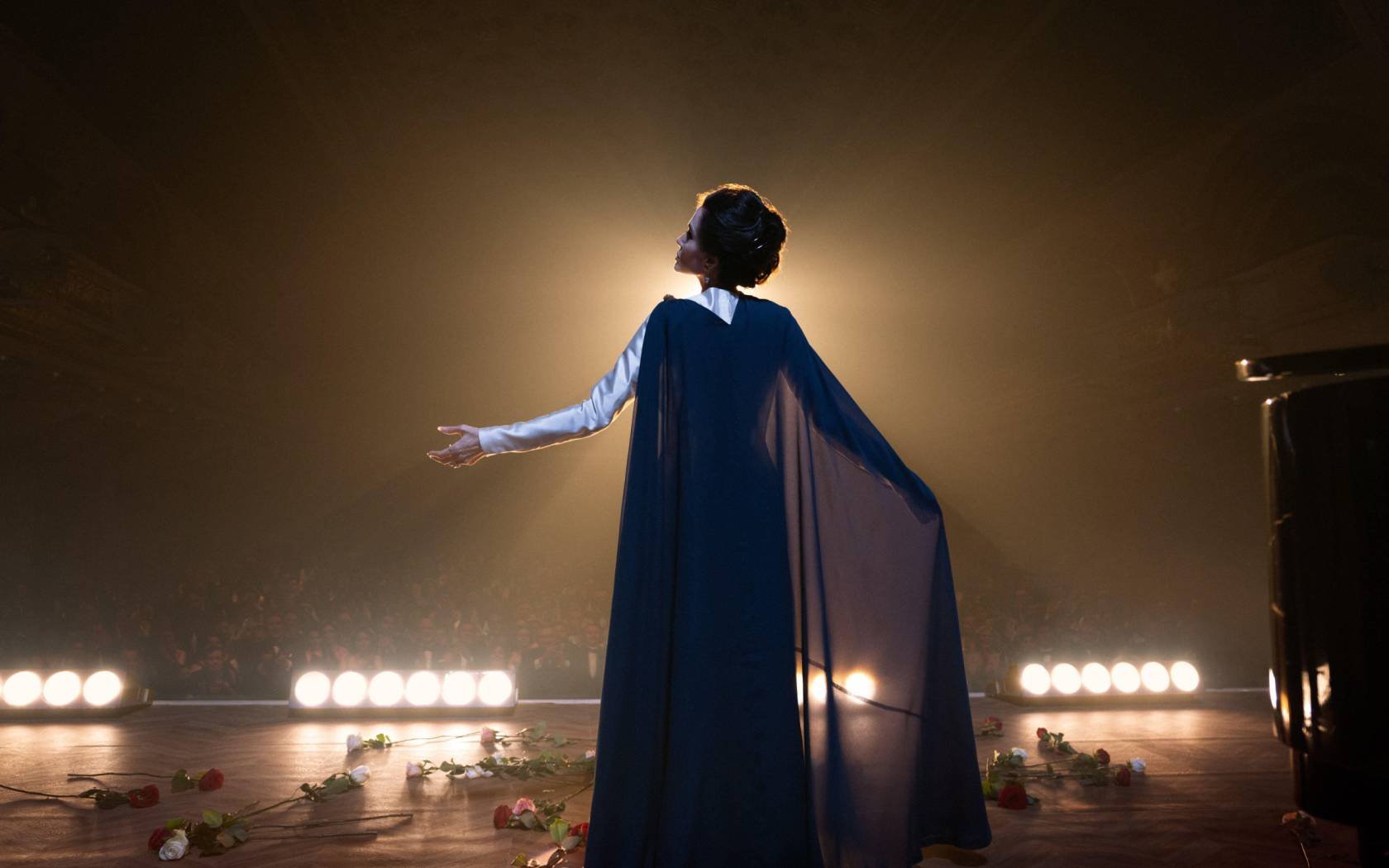 Still from Maria, starring Angelina Jolie.