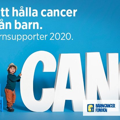 Agio fortsätter sitt stöd till Barncancerfonden