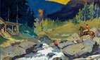 Poster advertising travel to Canada.