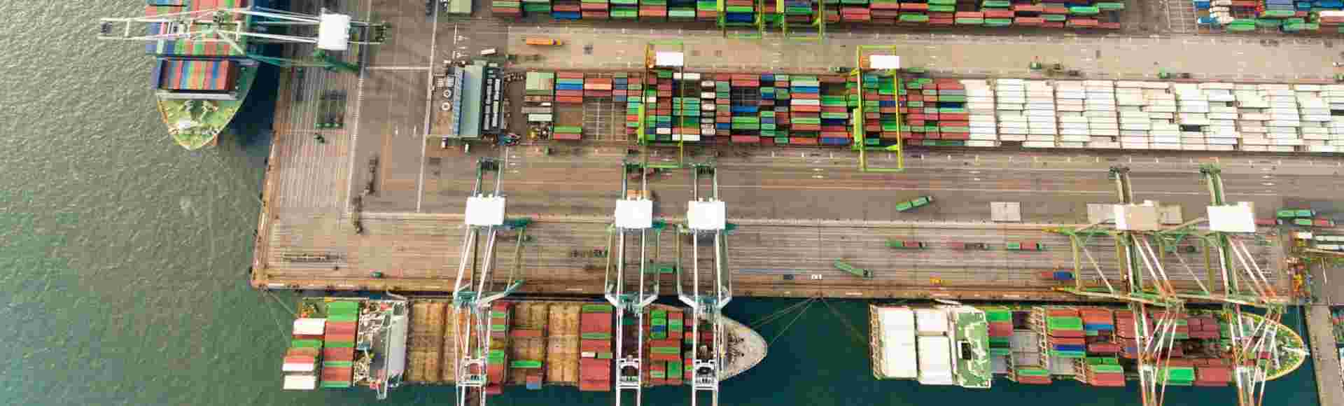 Chinese dockyard.