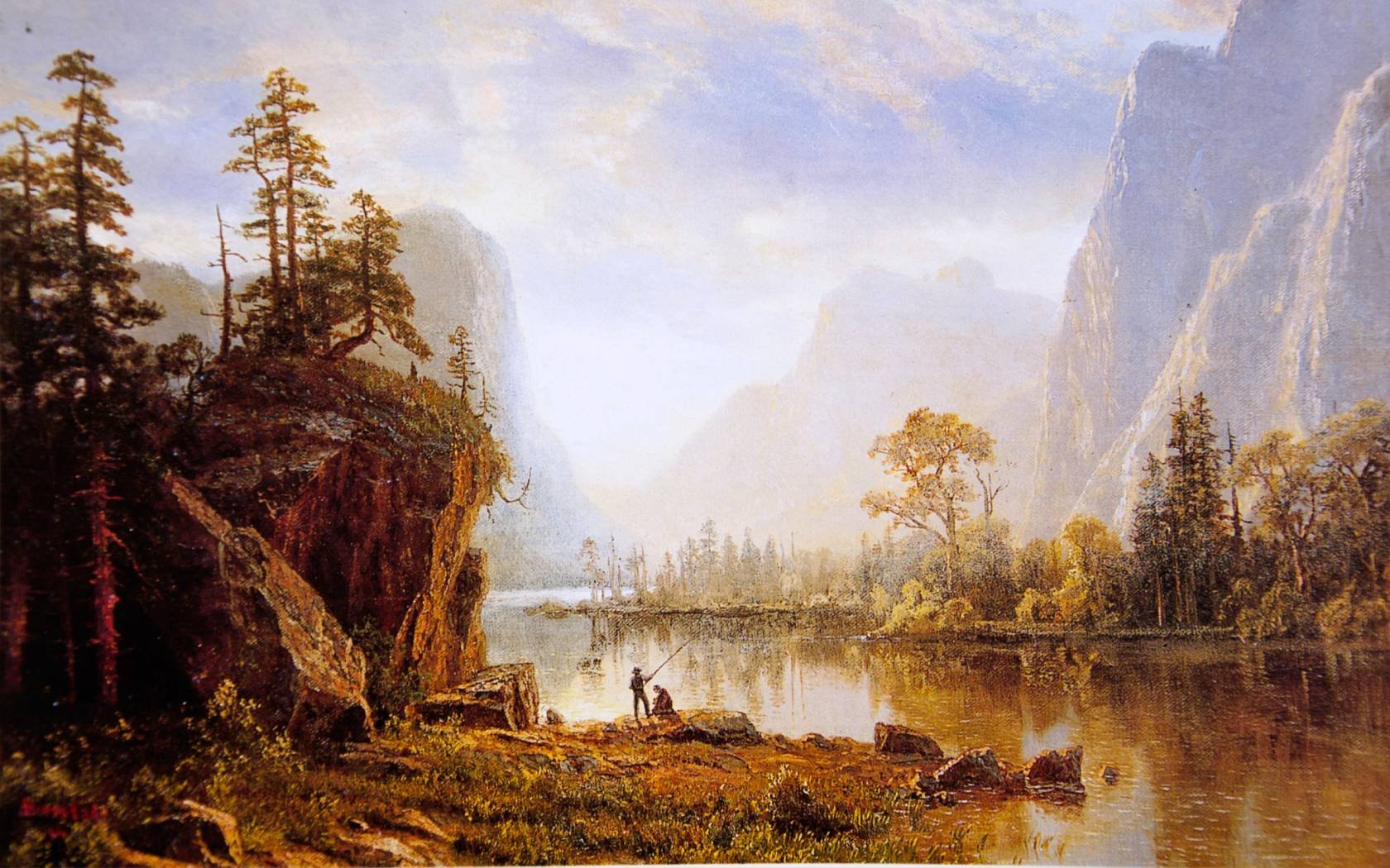 Albert Bierstadt's Yosemite Valley, 1863.